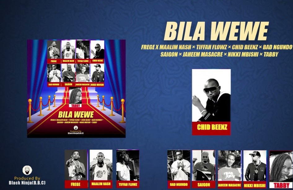 Music Audio | Frege X Nash MC X Tiffa flowz X Chid Beenz X Bad Ngundo X Saigon.. – Bila Wewe
